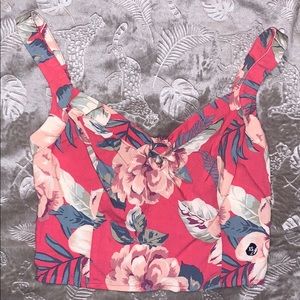 Floral cop top